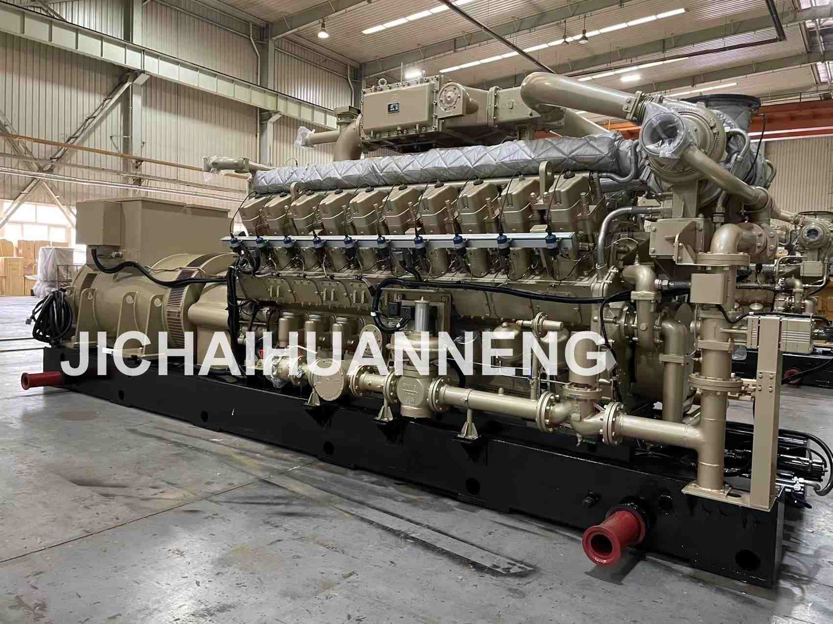 เครื่องกำเนิดก๊าซเครื่องยนต์เหมืองถ่านหิน 1600KW