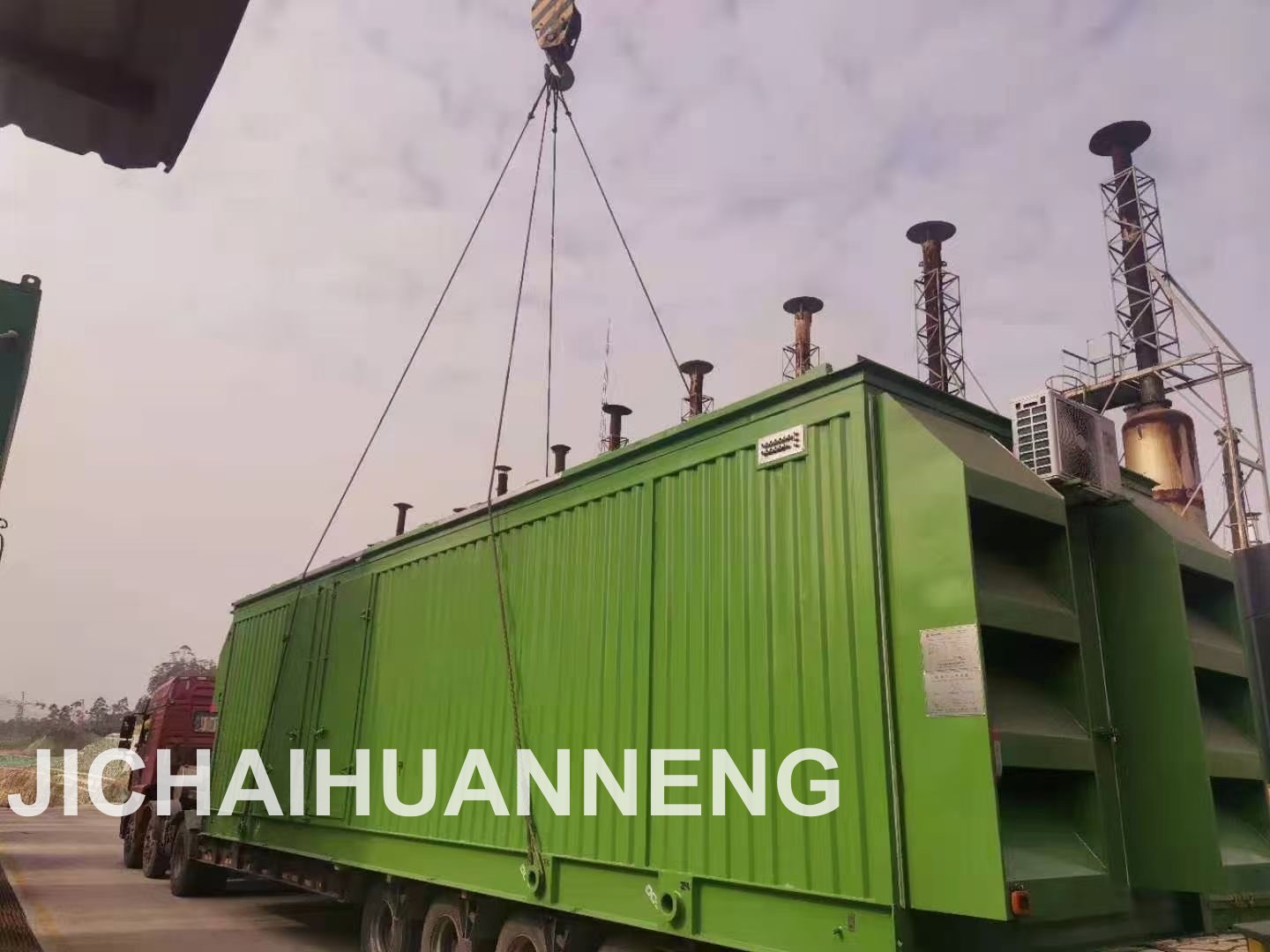 โรงไฟฟ้าเครื่องกำเนิดไฟฟ้าเครื่องยนต์ธรรมชาติขนาด 1.5MW