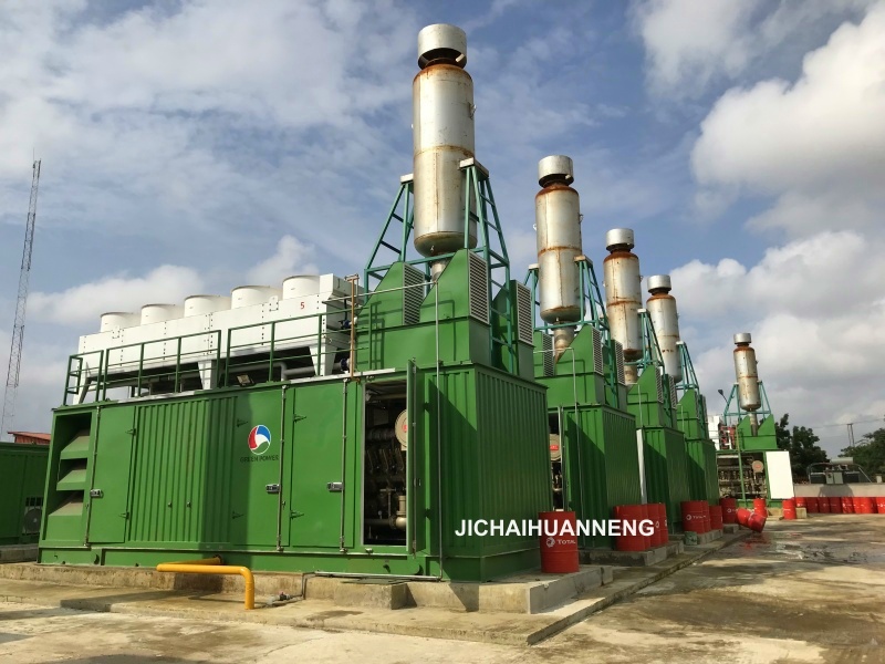 เครื่องกำเนิดไฟฟ้าเครื่องยนต์ก๊าซชีวภาพขนาด 4000kW