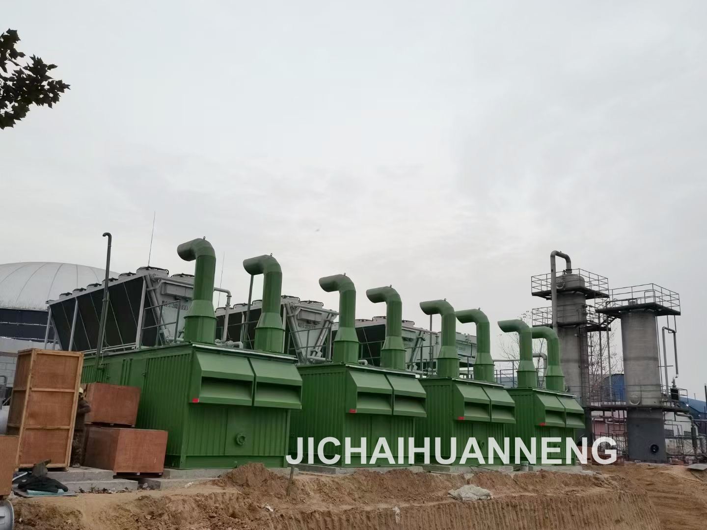 1.5MW Natural Engine Generator ဓာတ်အားပေးစက်ရုံ