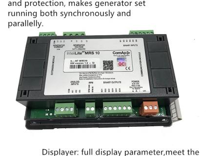 Controlador de gás InteliSys para grupo gerador