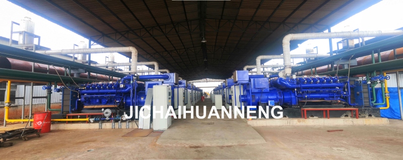 5×700kW Natural Gas Engine Generator In Nigeria