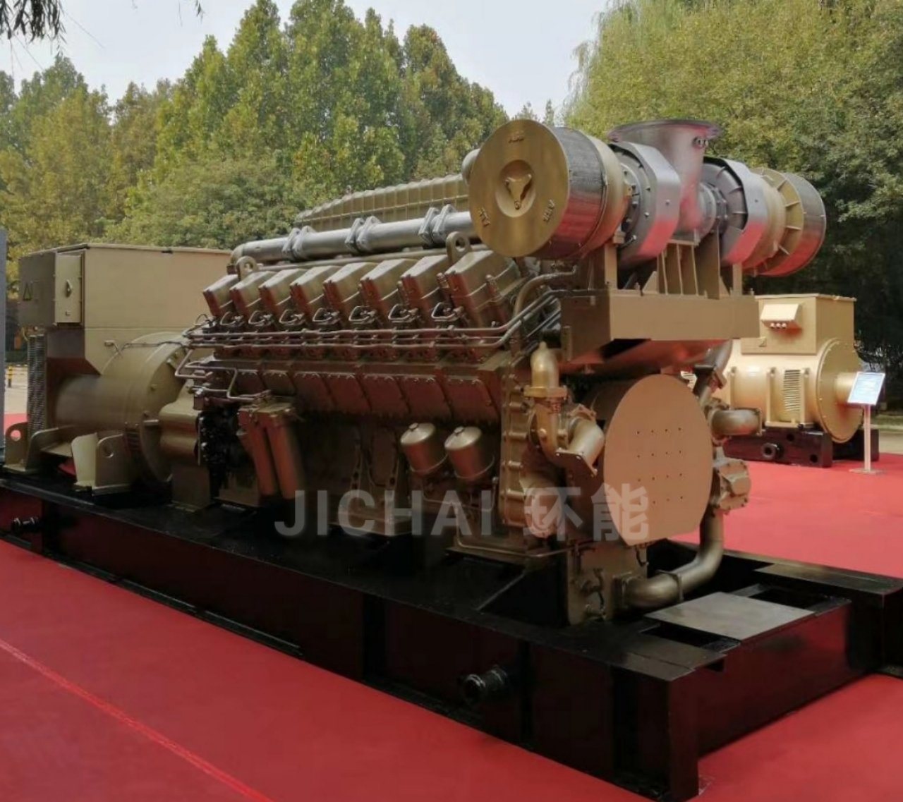 2000kw ရေနံမြေသဘာဝဓာတ်ငွေ့အင်ဂျင်ဂျင်နရေတာ