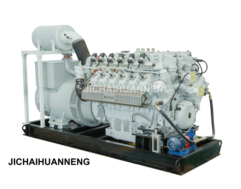 เครื่องกำเนิดไฟฟ้าเครื่องยนต์ไฟฟ้า MAN ขนาด 500kW